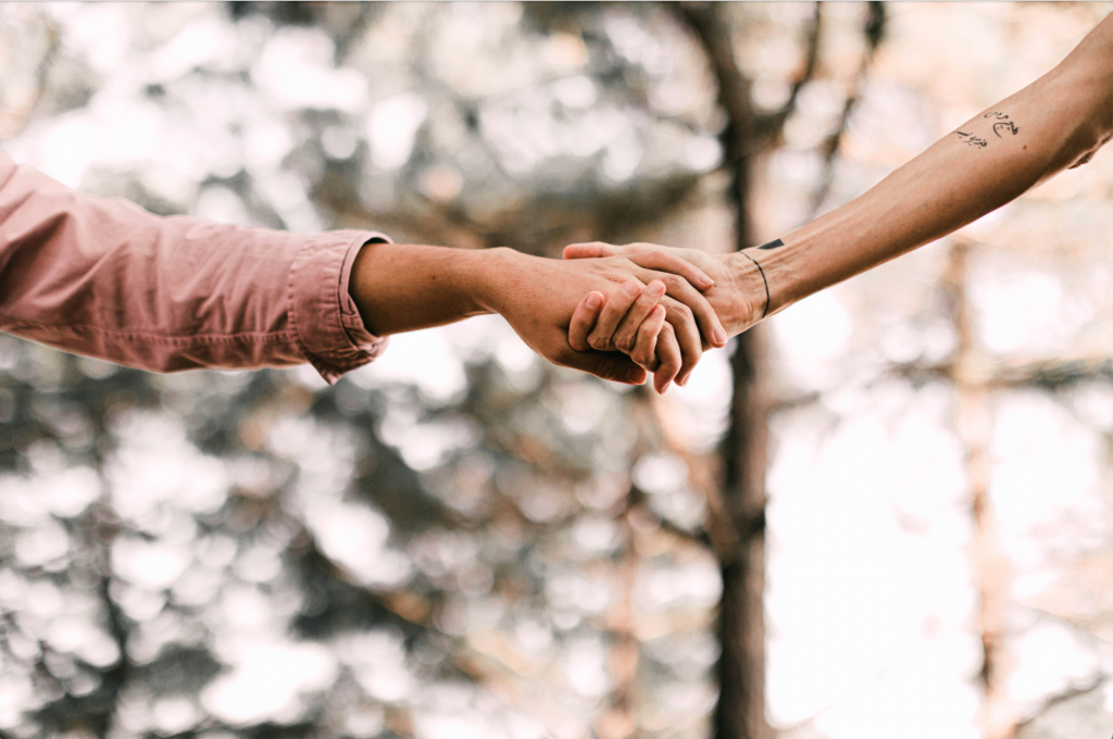 holding hands, life coaching
