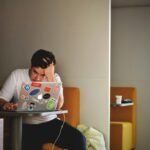 Man stressed business